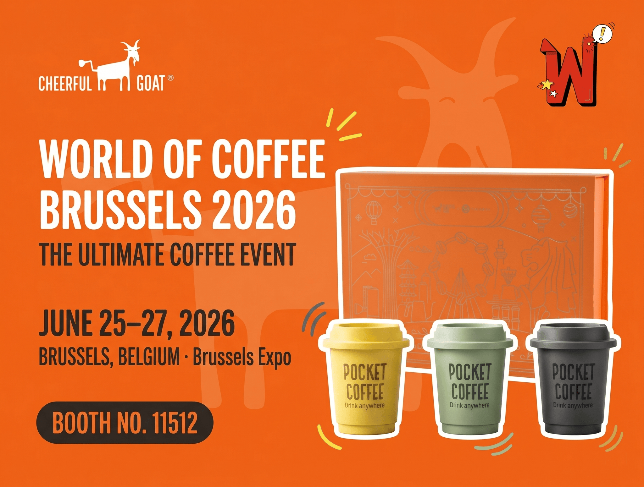 CHEERFUL GOAT Expands Its Horizons: A First Step into Europe at WOC Brussels