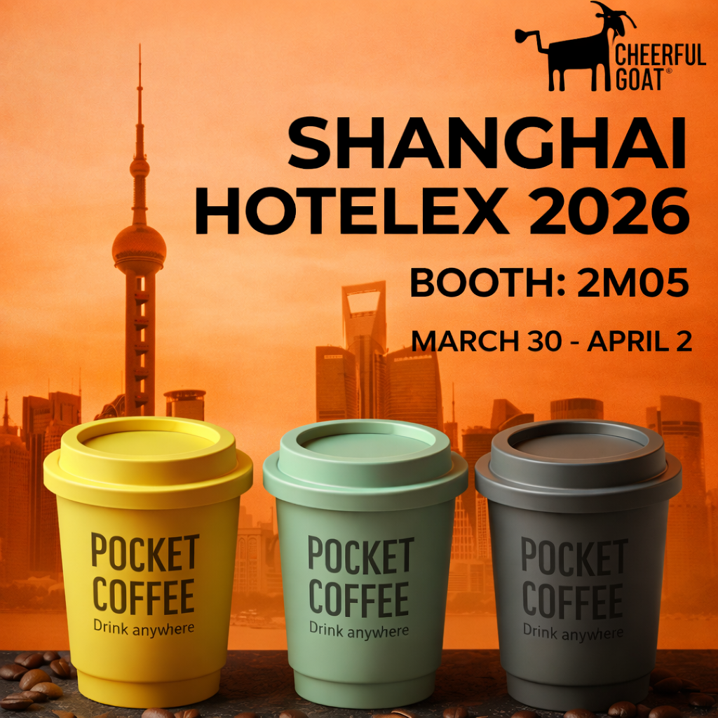 Cheerful Goat to Exhibit at HOTELEX Shanghai | Premium Coffee Anytime, Anywhere