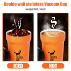 Ceramic Inner Coffee Mug Tumbler 350ml White