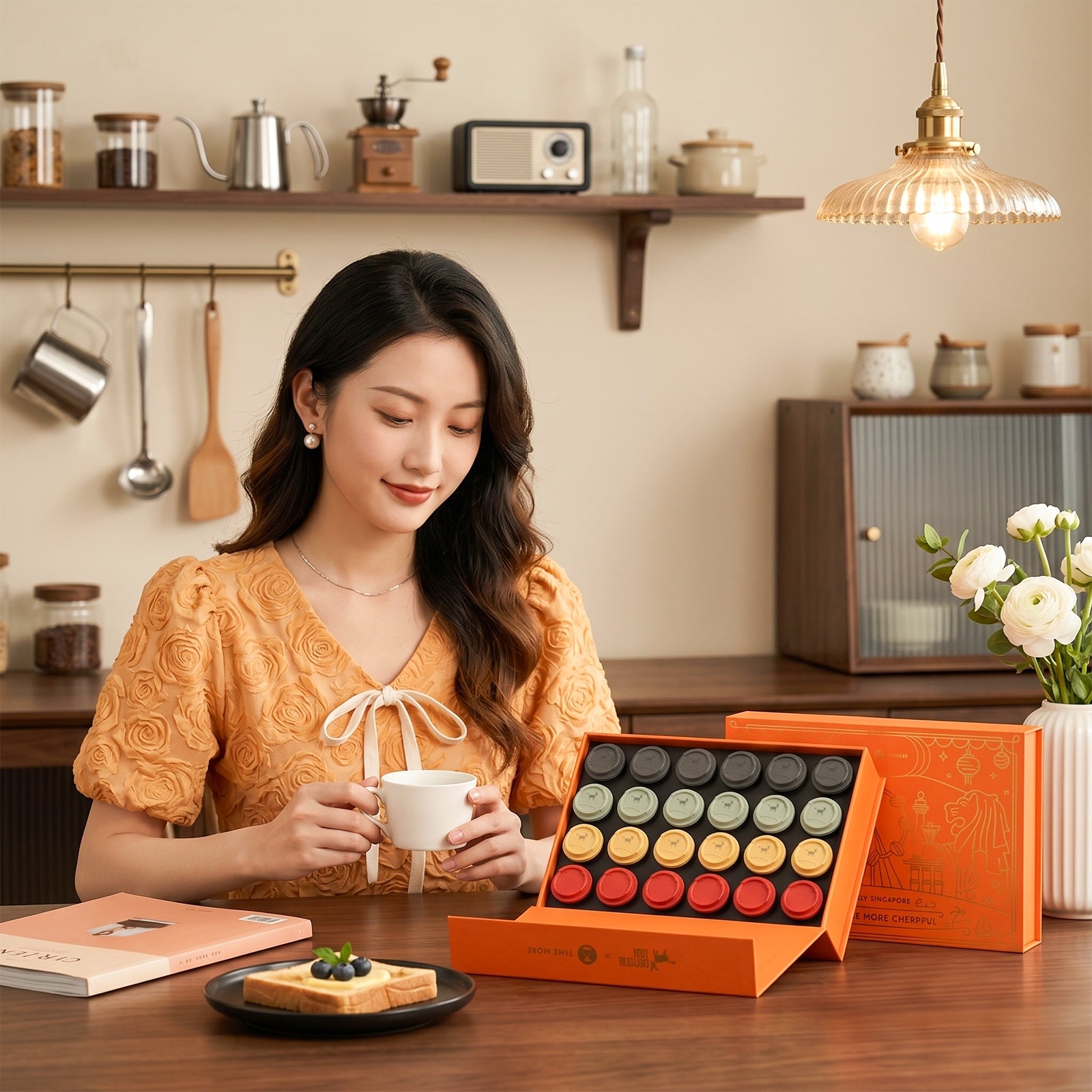 TIMEMORE×CHEERFUL GOAT Pocket Coffee Gift Box Freeze-Dried Coffee Powder 24pcs Arabica Coffee