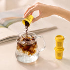 Cheerful Goat Double wall stainless Vacuum Ceramic Coffee Cup 600ml /21 oz Plus Coffee Powder 2- Box Bundle