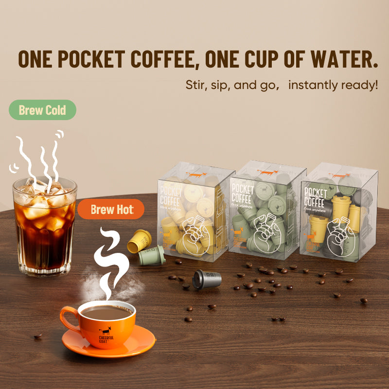 100% Arabica Freeze Dried Specialty Pocket Coffee 15pcs Mixed