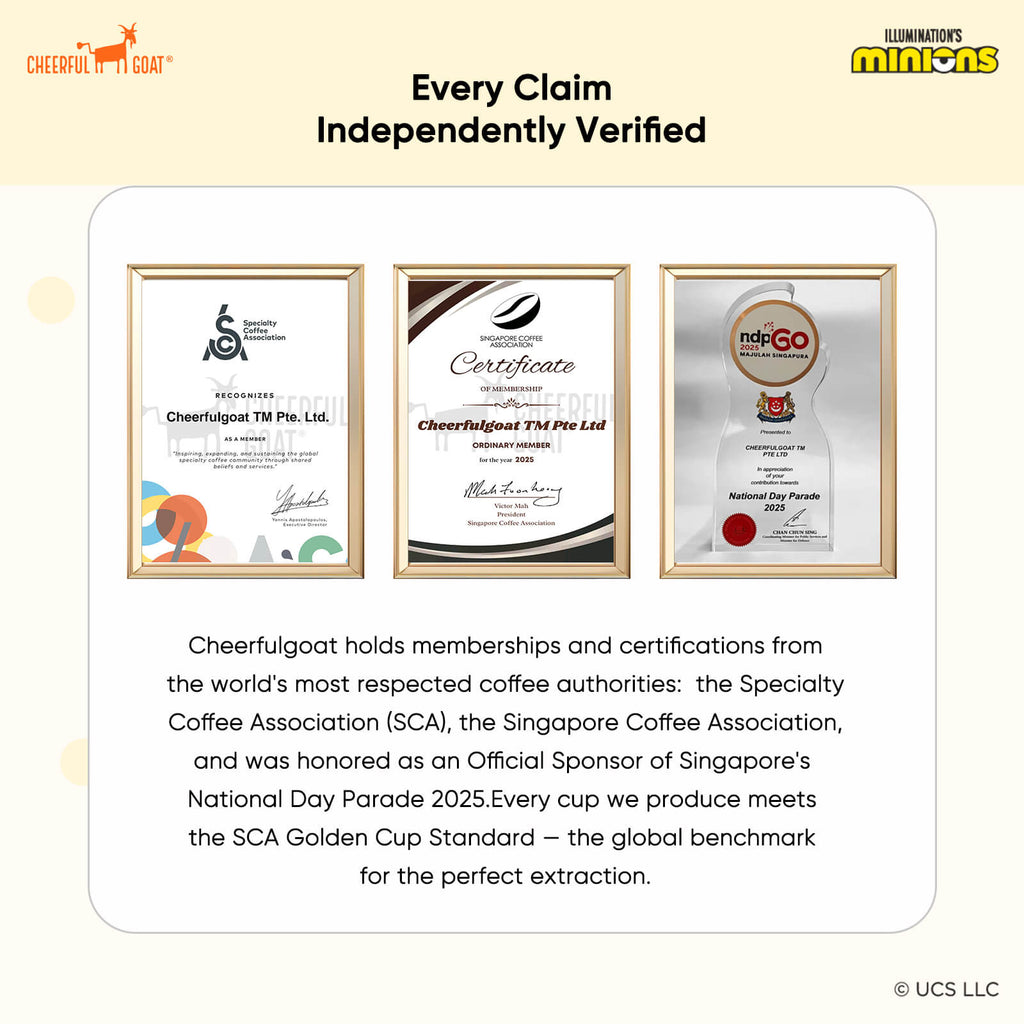 CheerfulGoat Pocket Coffee Bundle – 15 Cups 100% Arabica Freeze-Dried Coffee