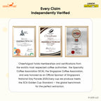 CheerfulGoat Pocket Coffee Bundle – 15 Cups 100% Arabica Freeze-Dried Coffee