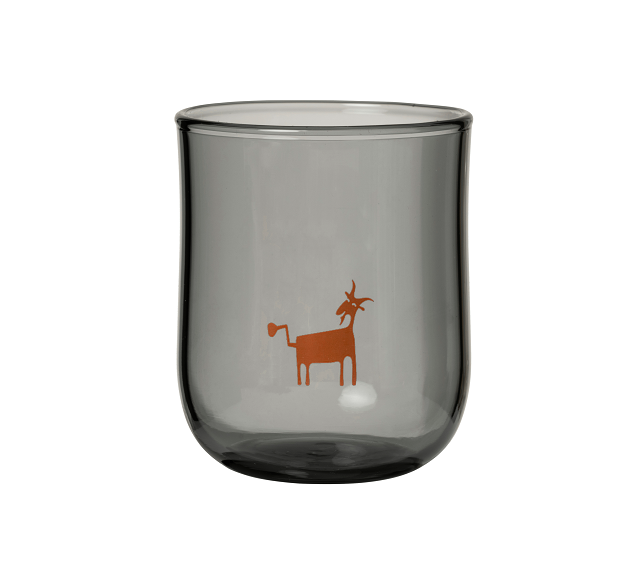 Cheerful Goat Handcrafted Borosilicate Glass Sharing Pot with 3-Box Freeze-Dried Coffee Bundle