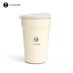 TIMEMORE Insulated Coffee Mug – Stainless Steel Travel Coffee Tumbler with Ceramic Liner 12oz Coffee Cup