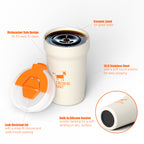 Cheerful Goat Coffee Mug Ceramic lnner Liner Coffee Cup Travel Thermal Tumbler 350ml New Year gift