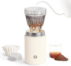 TIMEMORE Portable Coffee Maker Pour-OverCoffee Dripper Travel Coffee Cup | 10 Oz Manual Brewer for Home and Outdoors