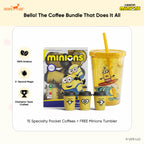 CheerfulGoat Pocket Coffee Bundle – 15 Cups 100% Arabica Freeze-Dried Coffee