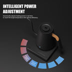 TIMEMORE Electric Gooseneck Kettle for Pour Over Coffee & Tea, Variable Temperature Control