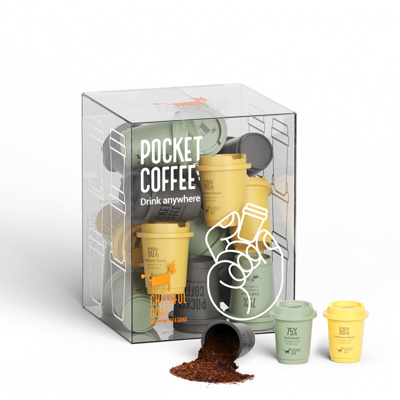 100% Arabica Freeze Dried Specialty Pocket Coffee 15pcs Mixed