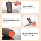 Non-Pourable Eco-Friendly Coffee Cup Made From Recycled Coffee Grounds