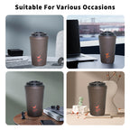 Non-Pourable Eco-Friendly Coffee Cup Made From Recycled Coffee Grounds