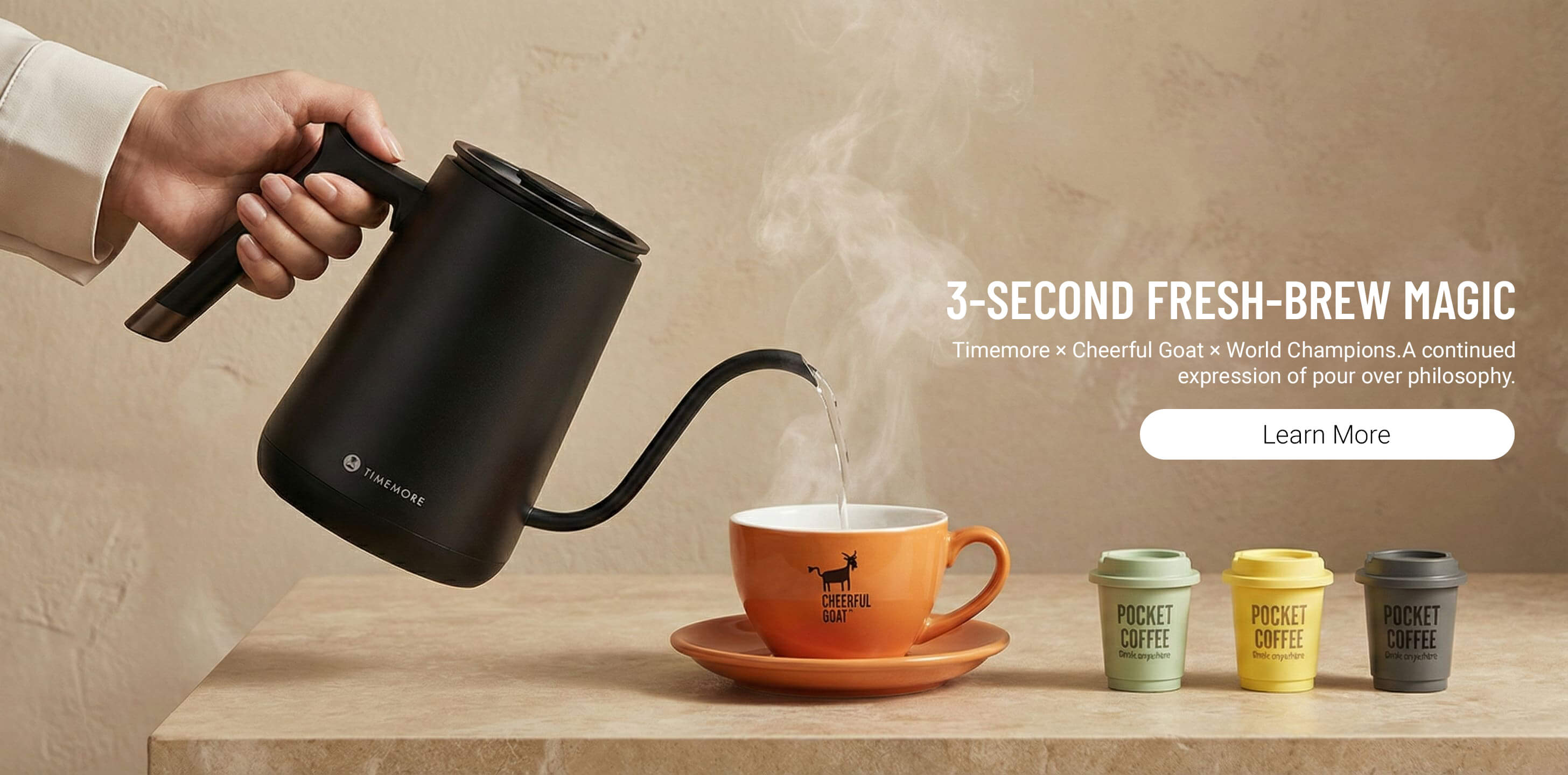 快乐山羊咖啡- 高级速溶咖啡– CheerfulGoat: The Coffee Ocean