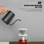 Timemore Fish Pure Kettle 304 stainless steel drip type household long spout fine mouthed pot（No Heating）