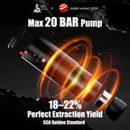 Timemore×Nuttii E-Coffee Portable Espresso Machine Capsule Coffee Machine Coffee Maker For Ground & Capsule Coffee