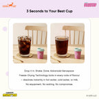 CheerfulGoat Fluffy Coffee Gift Set – 9 Cups 100% Arabica Freeze-Dried Coffee + Collector's Fridge Magnet