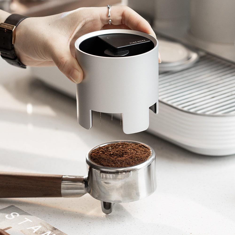 Timemore Autospin WDT Tool Espresso Distribution Tool Fully Automated Distribution 58mm