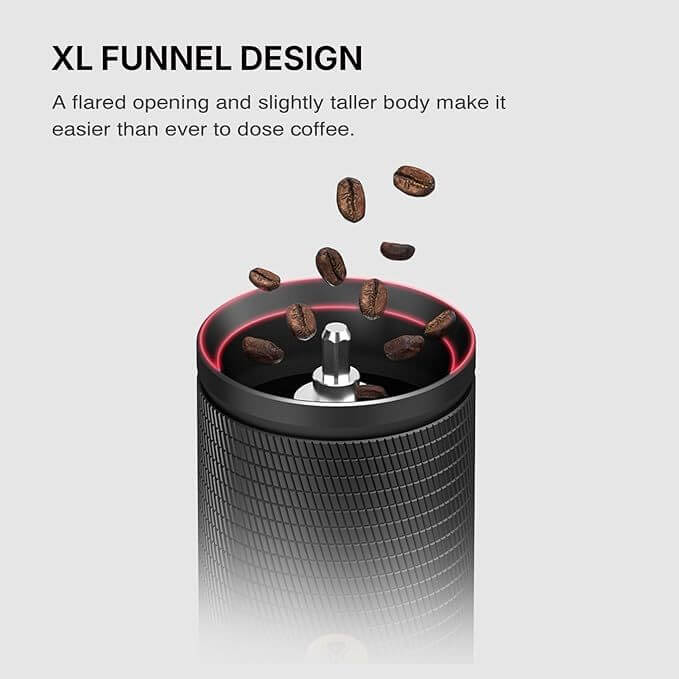 TIMEMORE C5 Pro Manual Coffee Grinder with S2C-042-III Conical Burr, 0.031mm Precision Adjustment, All-Metal Portable
