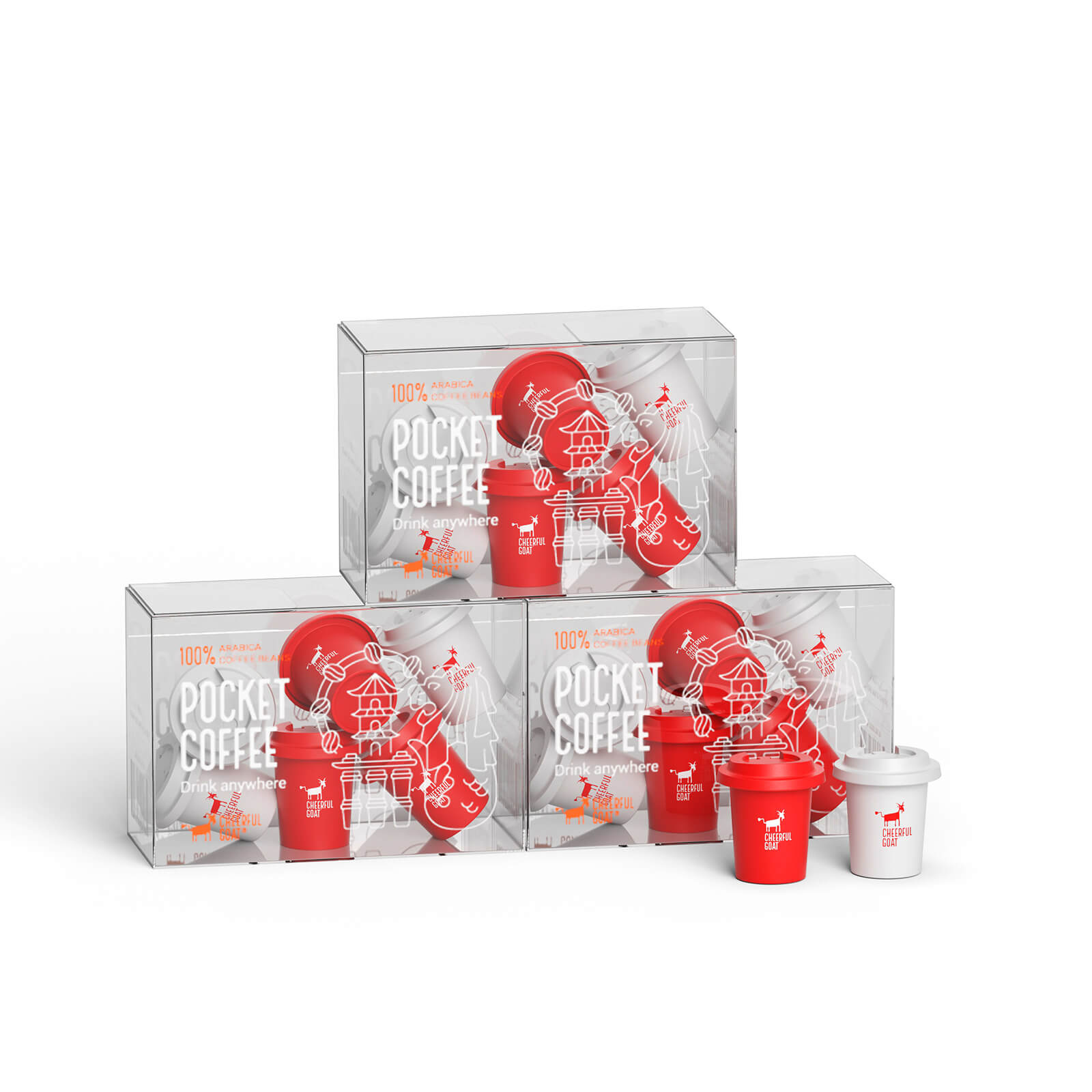CheerfulGoat Pocket Coffee New Year Taster Pack 6pcs 3 bundleThe Best Gift