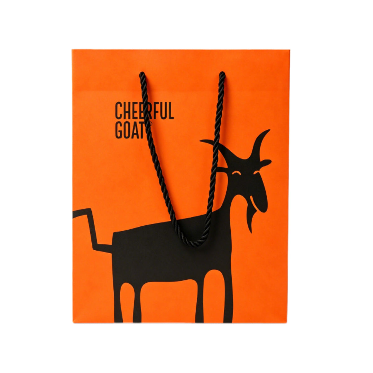 CHEERFUL GOAT GIFT SHOPPING BAG