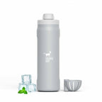 CHEERFUL GOAT Insulated Water Bottle With Straw 720ml Ceramic Lined Stainless Steel Coffee Thermos Sports Travel Bottle