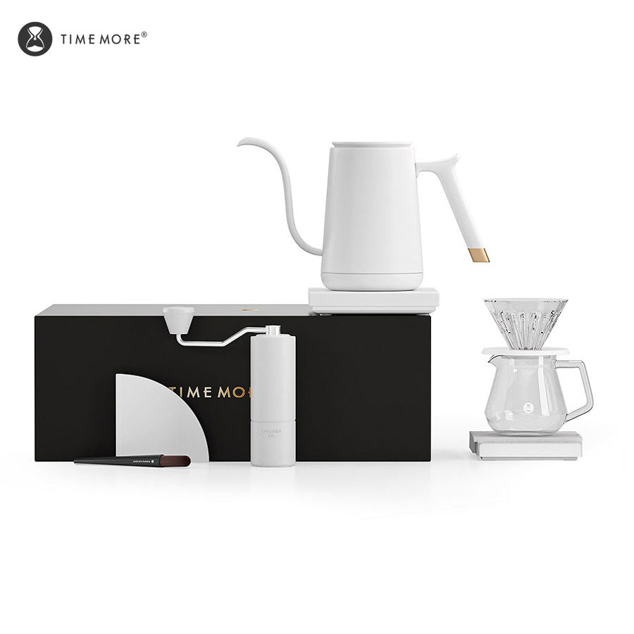 Timemore C3S Advanced All in one Gift Box Coffee Utensil Gift Box Chestnut Grinder Temperature Control Pot Filter