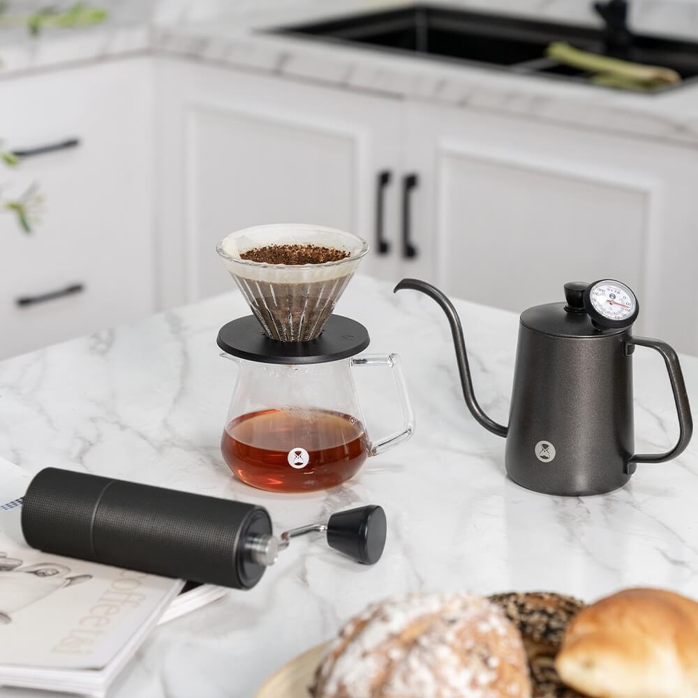 Timemore C3 Advanced All in one Gift Box Coffee Utensil Gift Box Chestnut Grinder Temperature Control Pot Filter