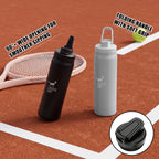 CHEERFUL GOAT Insulated Water Bottle With Straw 720ml Ceramic Lined Stainless Steel Coffee Thermos Sports Travel Bottle