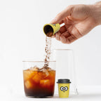 CheerfulGoat Pocket Coffee Bundle – 15 Cups 100% Arabica Freeze-Dried Coffee + 300ml Straw Tumbler