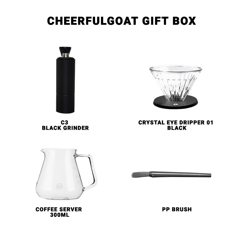 Timemore Cheerfulgoat Collaborate Launch Hand-brewed Coffee Gift Boxes  Filter Cup Sets