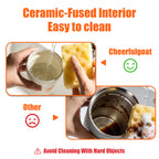 Cheerful Goat Coffee Mug Ceramic lnner Liner Coffee Cup Travel Thermal Tumbler 350ml New Year gift