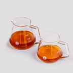Timemore Coffee Crystal Eye Dripper Glass Filter Cup V01 Black+ Sharing Pot 360ml