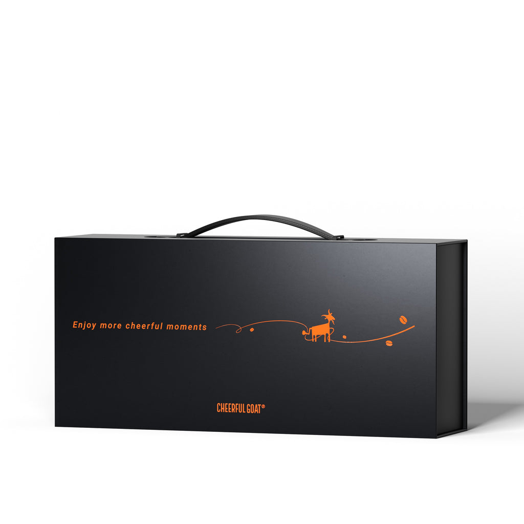 【Pre-sale】CheerfulGoat Premium Coffee Gift Set 28 Cups Freeze-Dried Coffee + Ceramic Lined Coffee Mug Corporate & Festive Gift