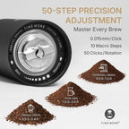Timemore C5 ESP PRO Manual Coffee Grinder  Stainless Steel Burr Hand Coffee Grinder Black