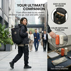 Nuttii ×Timemore Portable Coffee Backpack Outdoor Pour Over Coffee Gear Storage Bag High-Density Nylon
