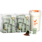Cheerful Goat Coffee Powder Instant Coffee Freeze Dried Double Medium Dark Coffee & Mug Combo