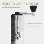 Timemore C5 ESP PRO Manual Coffee Grinder  Stainless Steel Burr Hand Coffee Grinder Black