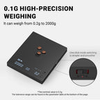 Timemore Mirror BASIC 3 Coffee Electronic Scale Coffee Weighing Scale  - With Timer  For Italian  Pour-over Coffee