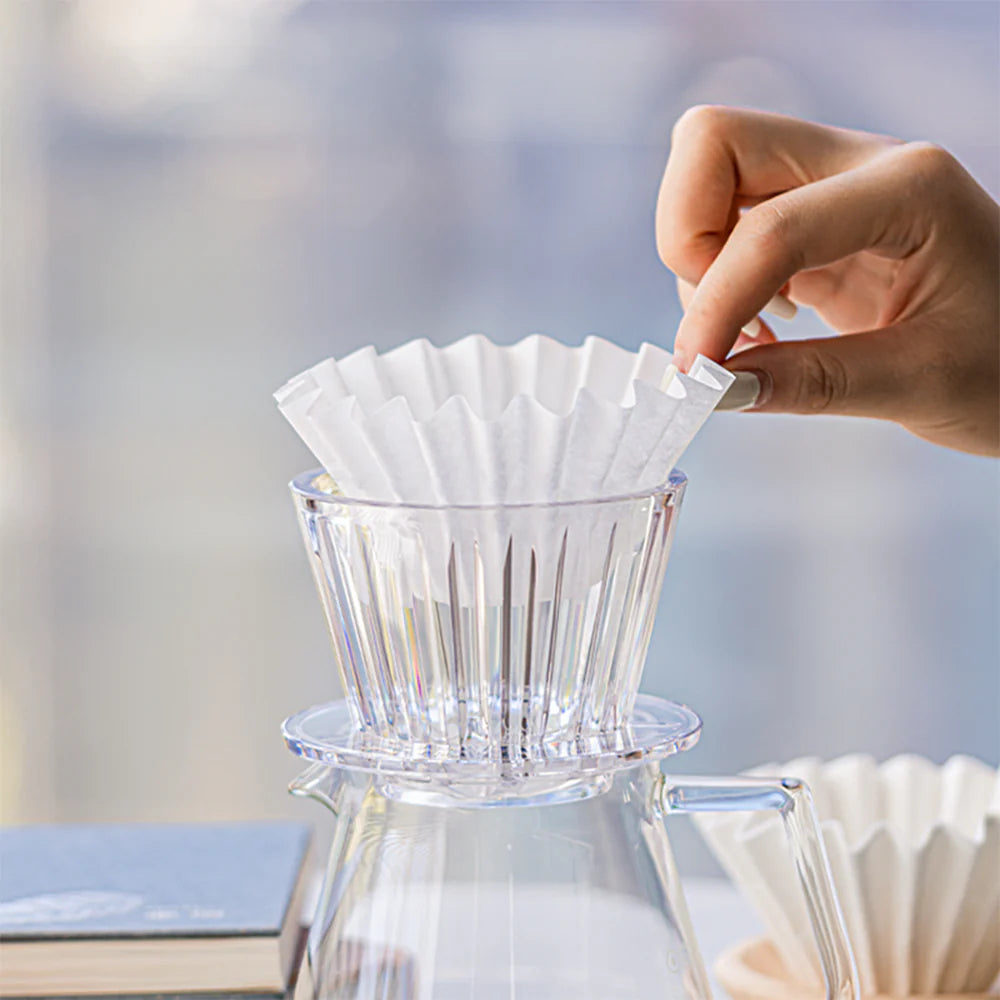 Timemore B75 Hand Brewed Coffee Filter Cup Flat Bottom Filter Cup Household Coffee Utensils