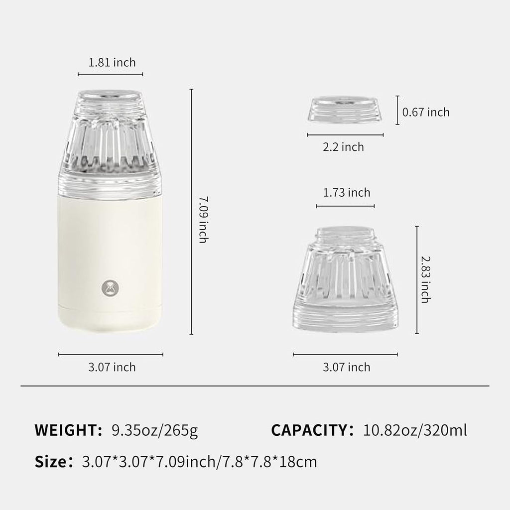 TIMEMORE Portable Coffee Maker Pour-OverCoffee Dripper Travel Coffee Cup | 10 Oz Manual Brewer for Home and Outdoors