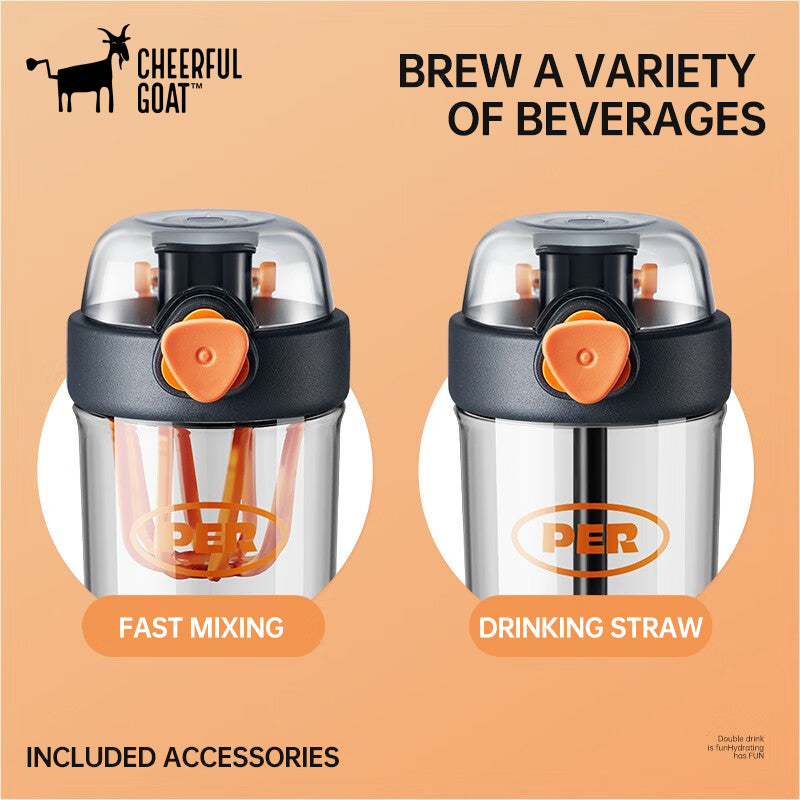 Sports Cup with Lid and Straw 650ml