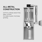 TIMEMORE C5 Pro Manual Coffee Grinder with S2C-042-III Conical Burr, 0.031mm Precision Adjustment, All-Metal Portable