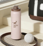 Cheerful Goat Insulated Water Bottle With Straw Sports Travel Bottle 720ml /25.5 oz Plus Coffee Powder 1 Box Bundle