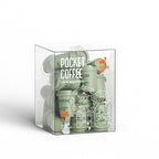 Cheerful Goat Ceramic Insulated Leakproof Coffee Mug plus Freeze Dried coffee powder 3 Box Bundle