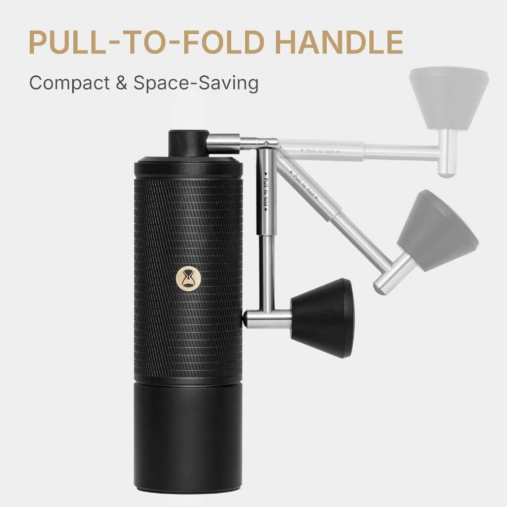 Timemore C5 ESP PRO Manual Coffee Grinder  Stainless Steel Burr Hand Coffee Grinder Black