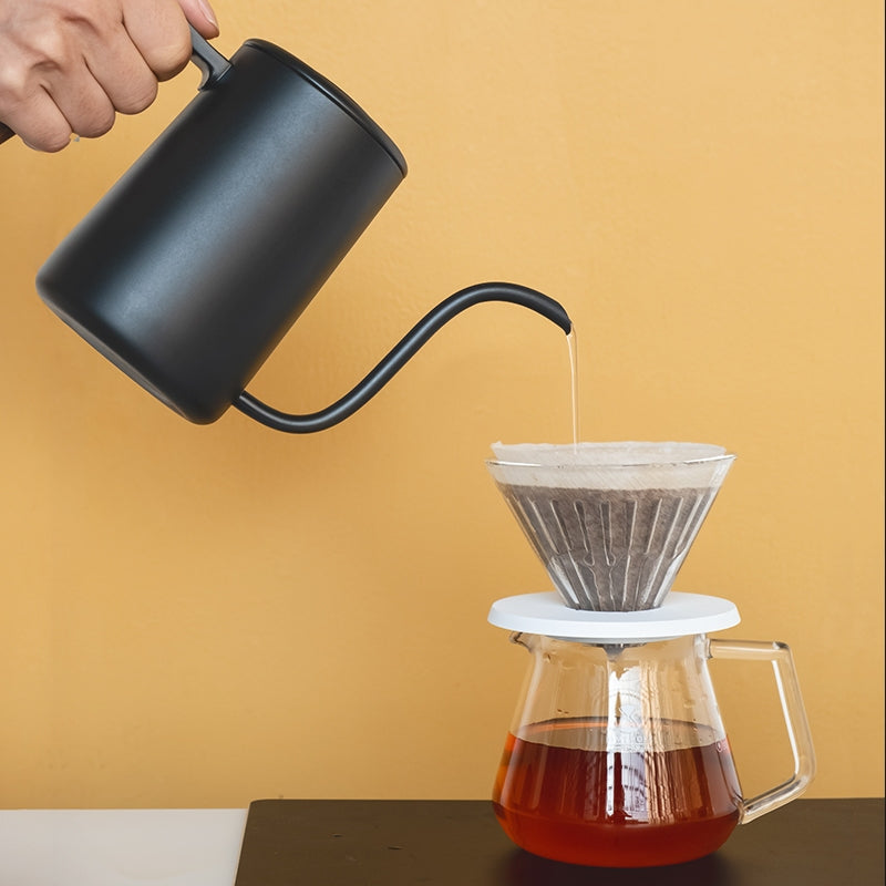 Timemore Fish Pure Kettle 304 stainless steel drip type household long spout fine mouthed pot（No Heating）