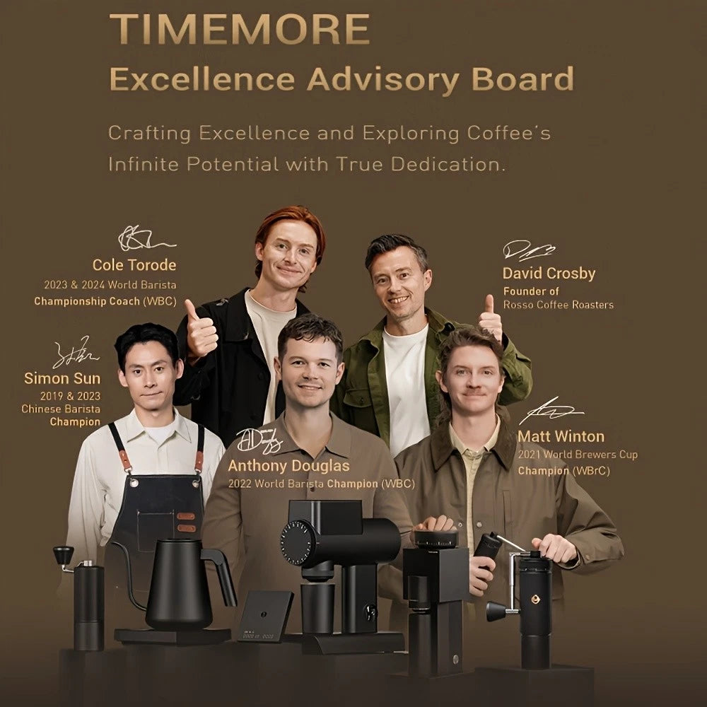 TIMEMORE Chestnut C3 ESP Pro Full Metal Hand Coffee Grinder with Precise Grinding Degree Adjustment  Stainless Steel and Conical Grinder Black