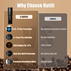 Timemore×Nuttii E-Coffee Portable Espresso Machine Capsule Coffee Machine Coffee Maker For Ground & Capsule Coffee