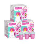 CheerfulGoat Fluffy Coffee Gift Set – 9 Cups 100% Arabica Freeze-Dried Coffee + Collector's Fridge Magnet